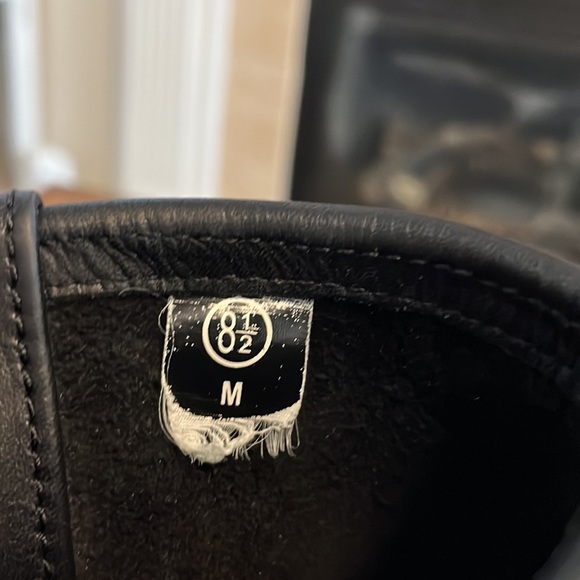 ELEMENT square toe black motorcycle boots. Barely worn. - Picture 9 of 9